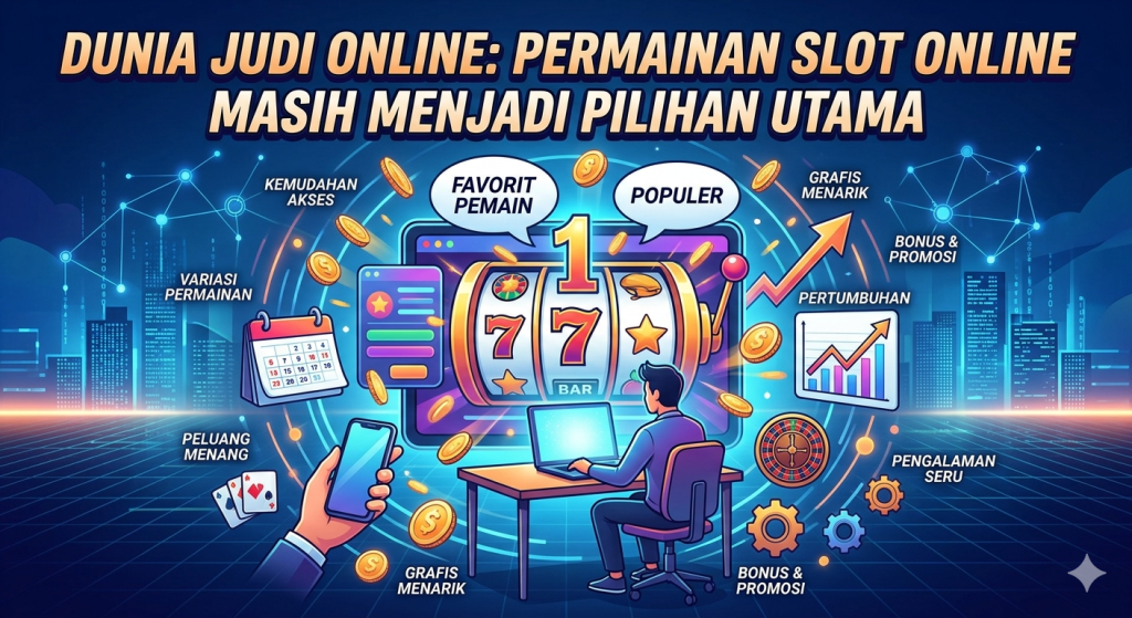 Dunia Judi Online Permainan Slot Online Masih Menjadi Pilihan Utama